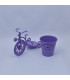 Florero forma de bicicleta