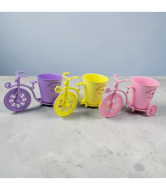 Florero forma de bicicleta