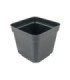Plantera de plastico negro 8x7cm