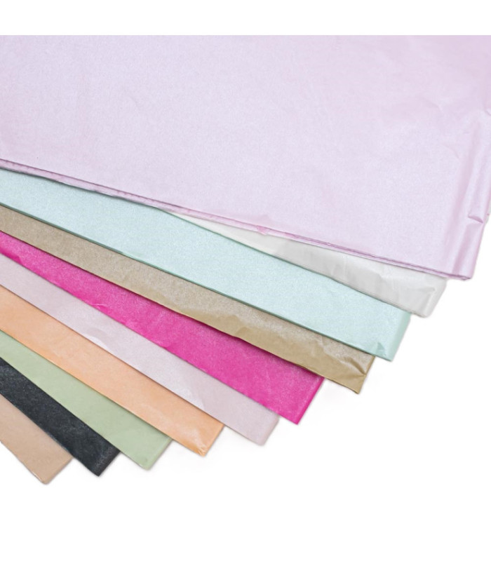 Papel coreano nacarado 50cm 20 hojas