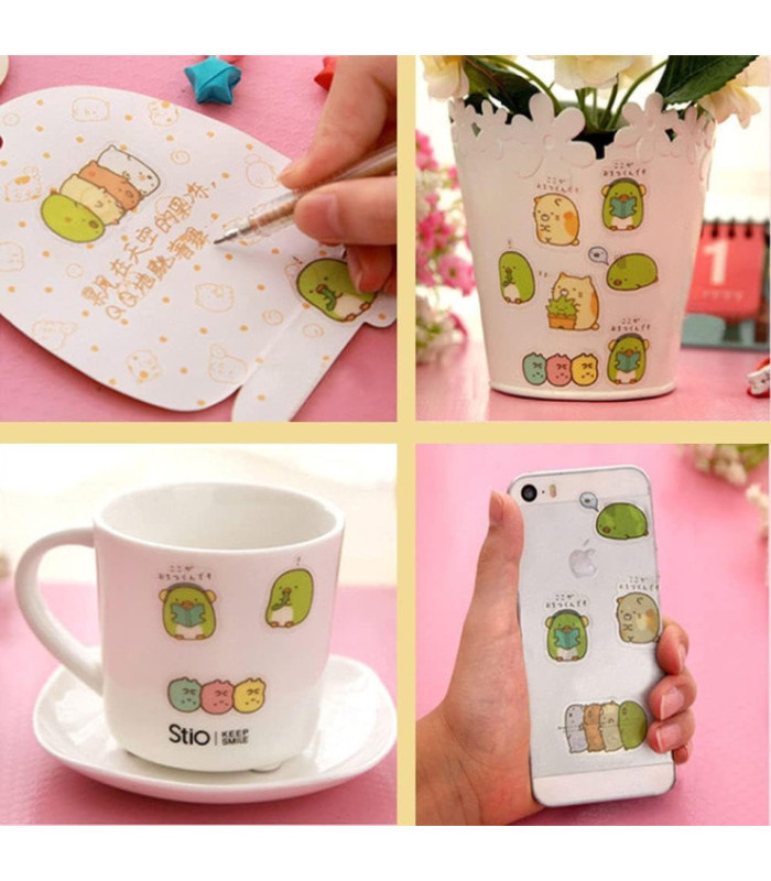 Sticker de animales pvc 50pc