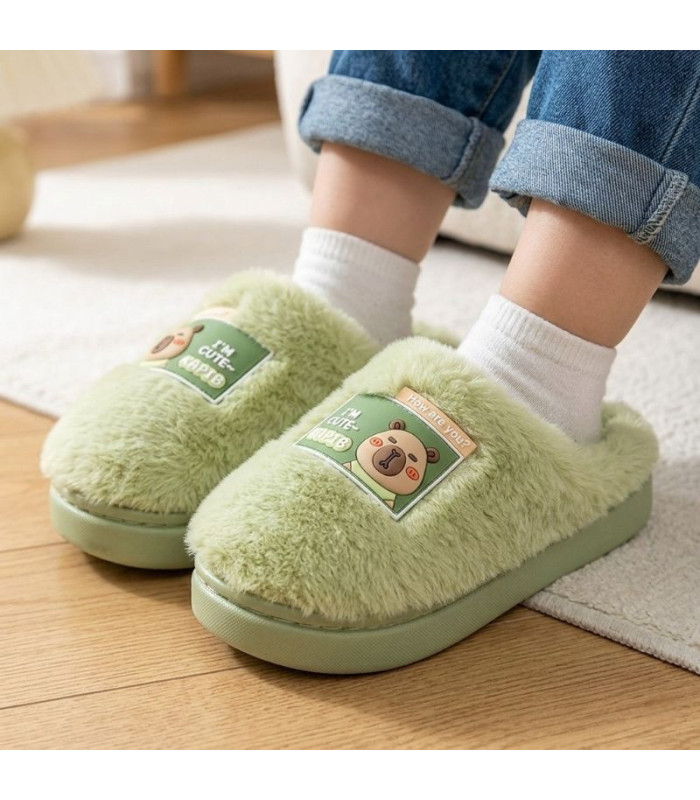 PANTUFLA IAM CUTE CAPYBARA
