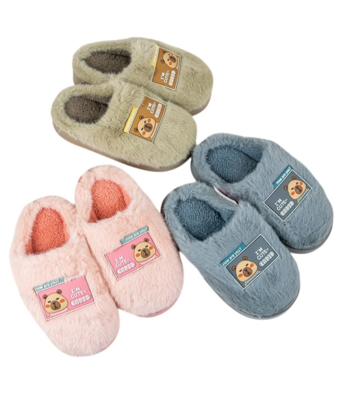 PANTUFLA IAM CUTE CAPYBARA