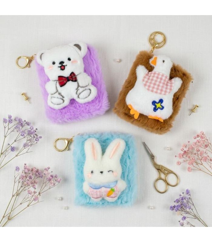 LLAVERO MONEDERO DE PELUCHE