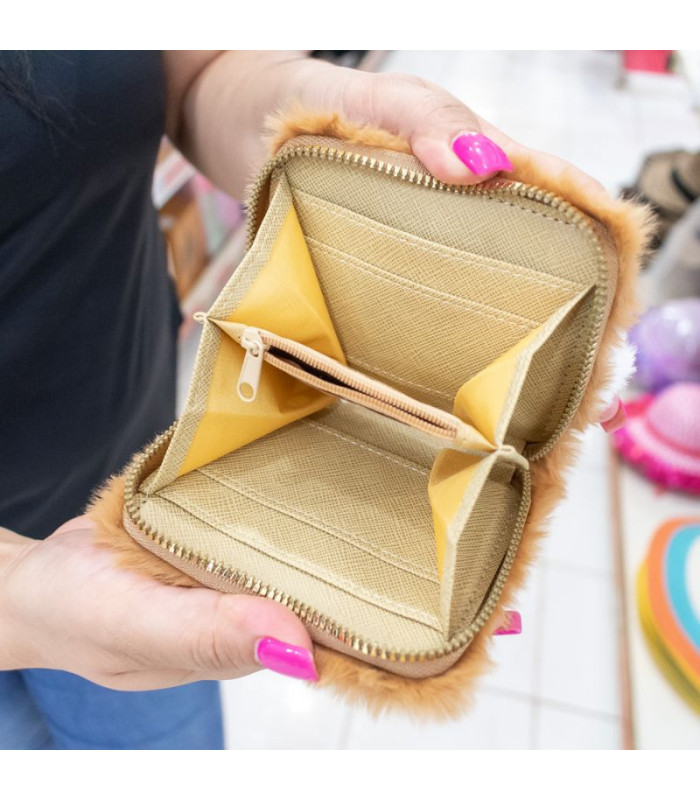 LLAVERO MONEDERO DE PELUCHE