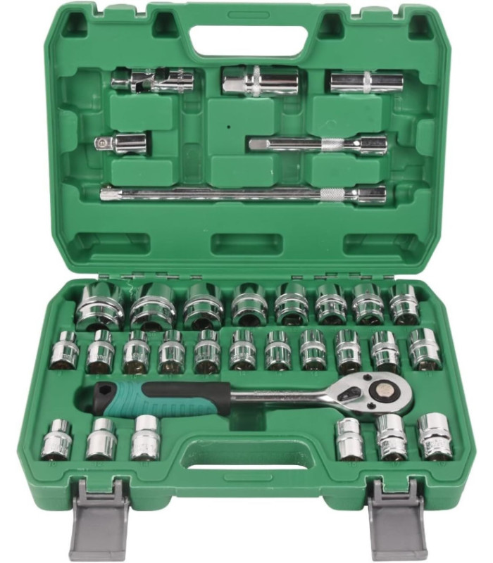 JUEGO LLAVE DE TUBO 1/2 32PC N00835