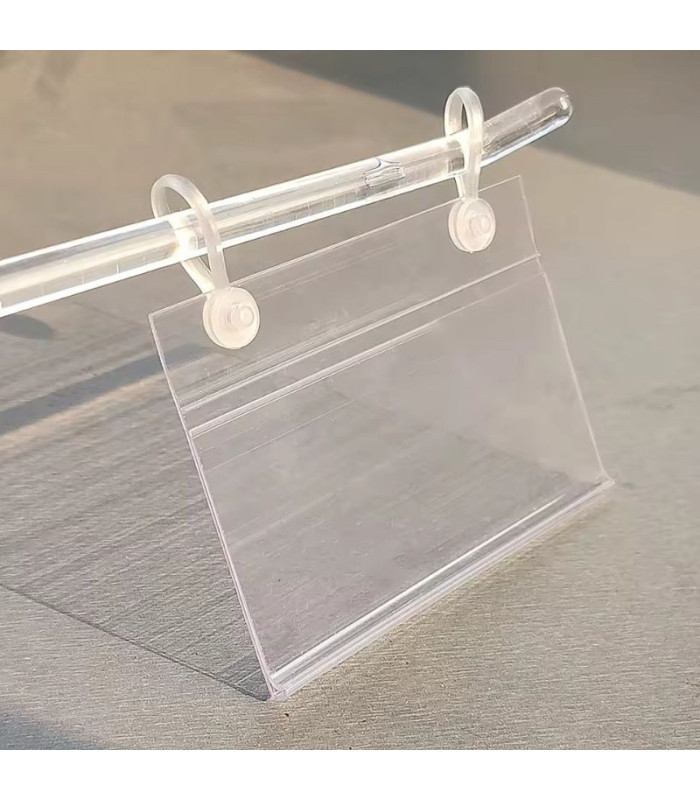 PORTA PRECIO CON GANCHO 8.3x5.5CM