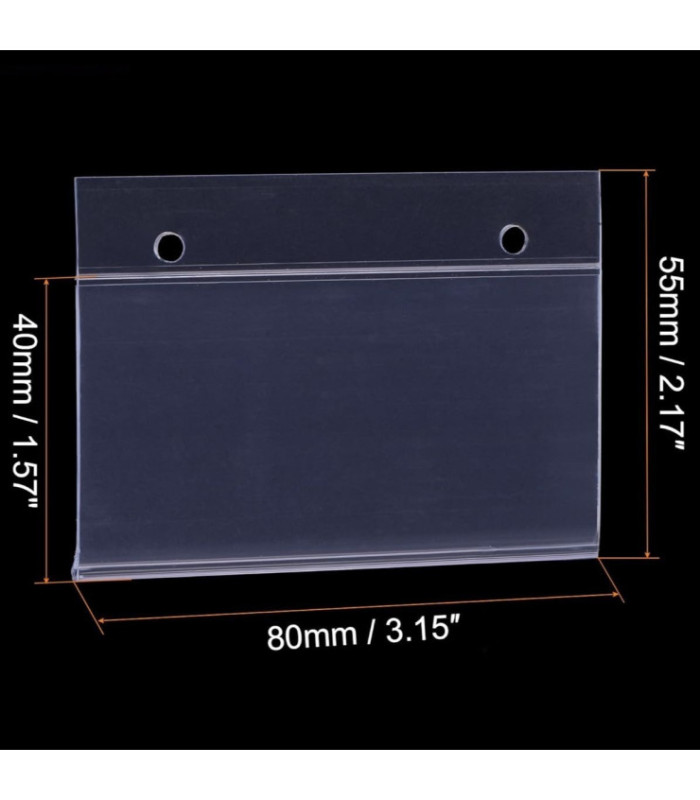 PORTA PRECIO CON GANCHO 8.3x5.5CM