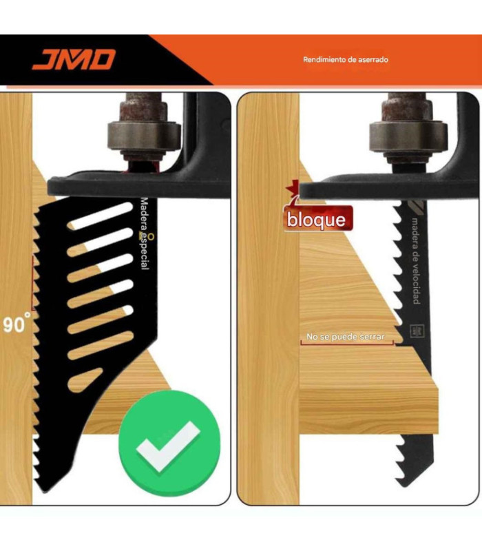 HOJA DE SIERRA CALADORA EXTENDIDAD 112MM