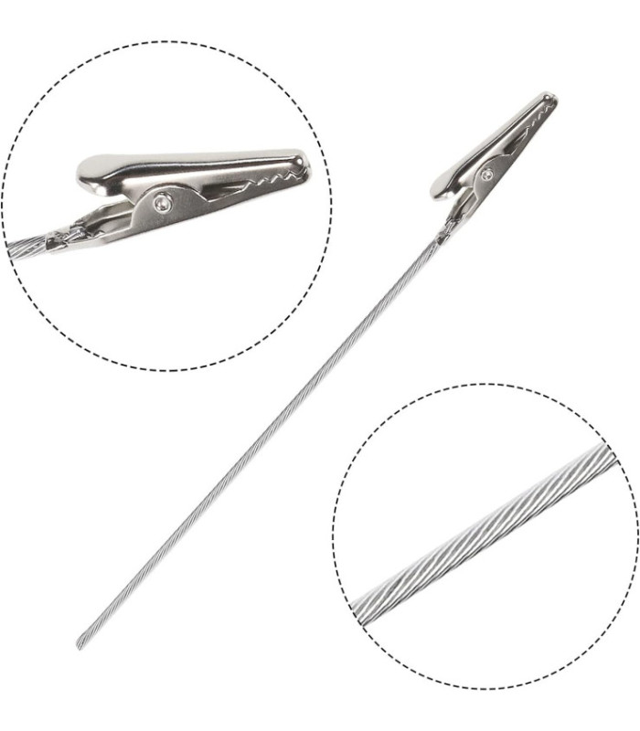 PINZA COCODRILO SUJETADOR METALICO 95MM