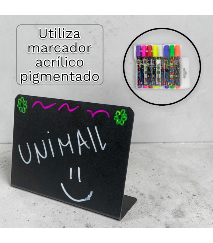 MINI CARTEL PORTA PRECIO 10x7.6CM