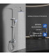 SET DUCHA COLUMNA CROMADO MONOCOMANDO
