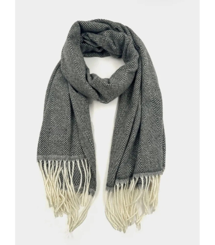 BUFANDA CON FLECO