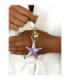 LLAVERO ESTRELLA DE MAR TORNASOLADO