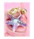 LLAVERO ESTRELLA DE MAR TORNASOLADO