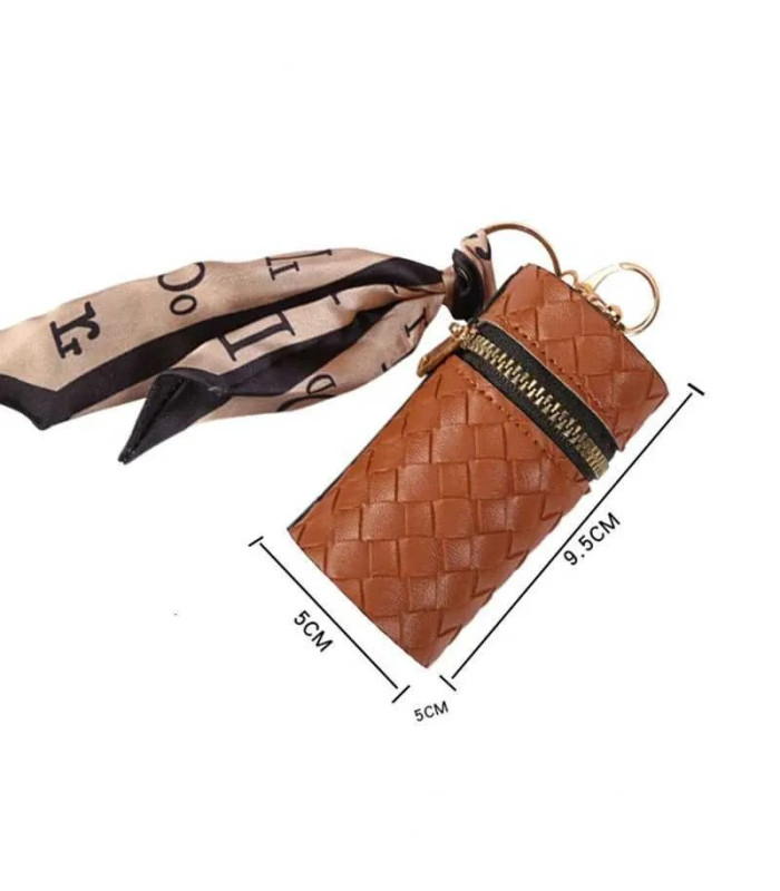 LLAVERO MONEDERO CUERINA