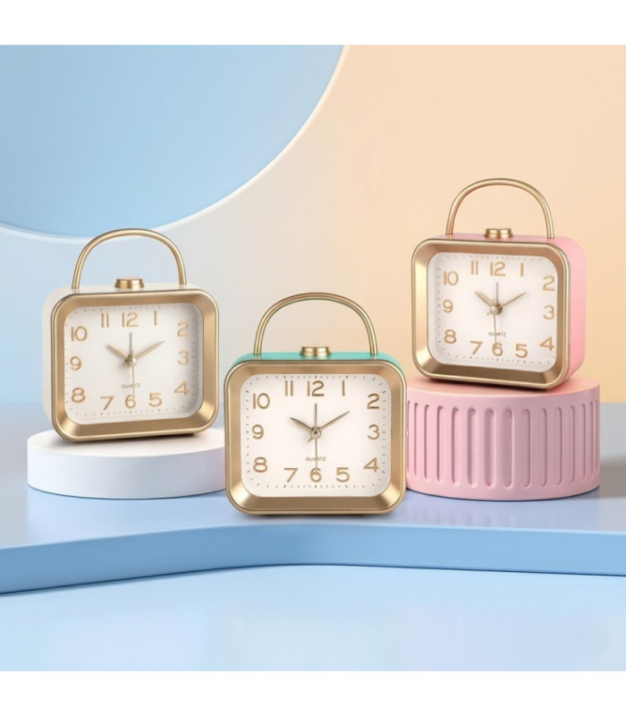 RELOJ DESPERTADOR CUADRADO