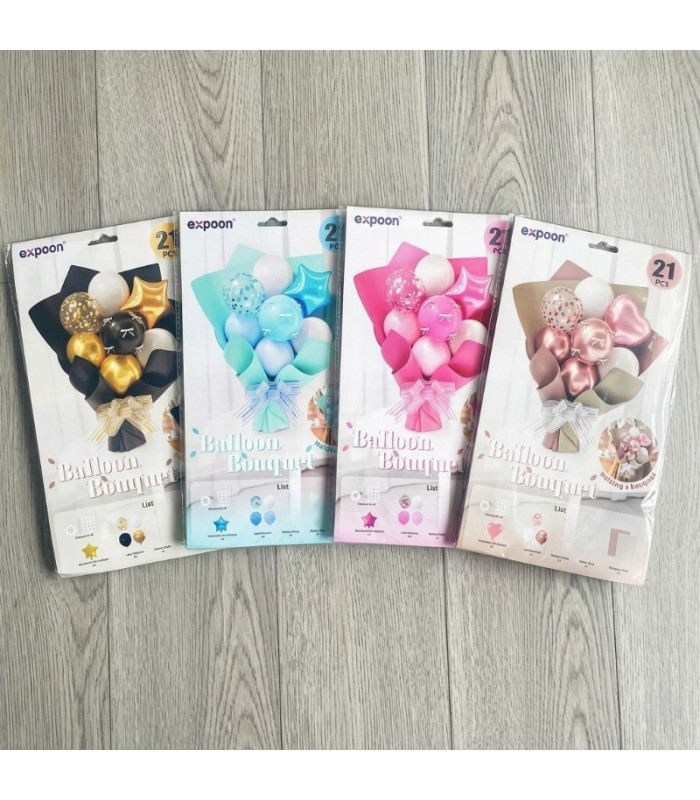 BOUQUET RAMO DE GLOBO 21PCS