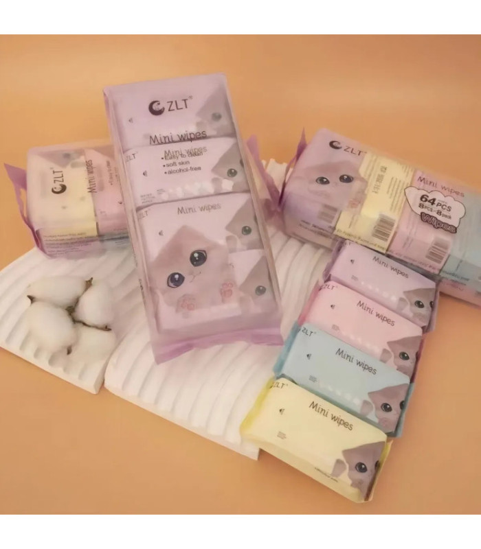 PAQUETE TOALLITA HUMEDA 8PCS