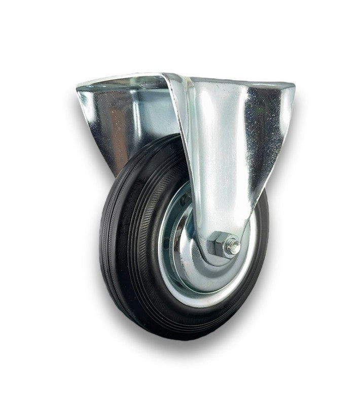 RUEDA GOMA FIJO 16CM 5 