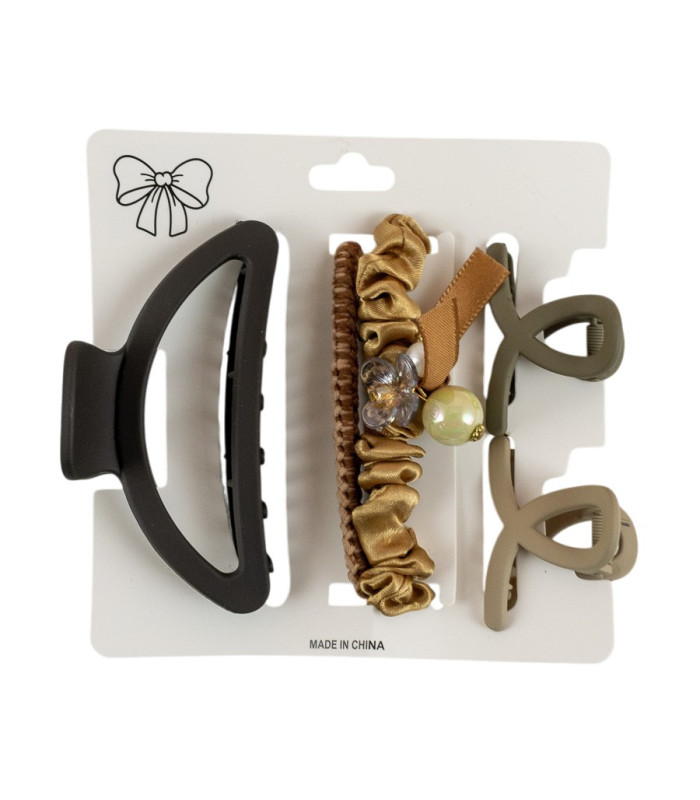 SET DE PINZAS CON AGOGO 5PCS