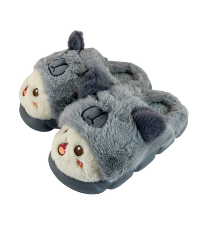 PANTUFLA INFANTIL CAPYBARA PELUCHE 32-37