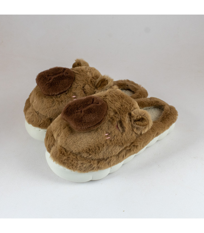PANTUFLA CAPYBARA PLANTILLA BLANCA 36-41