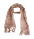 BUFANDA CUADROS CON FLECO