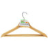 Percha de madera 3 piezas 44cm