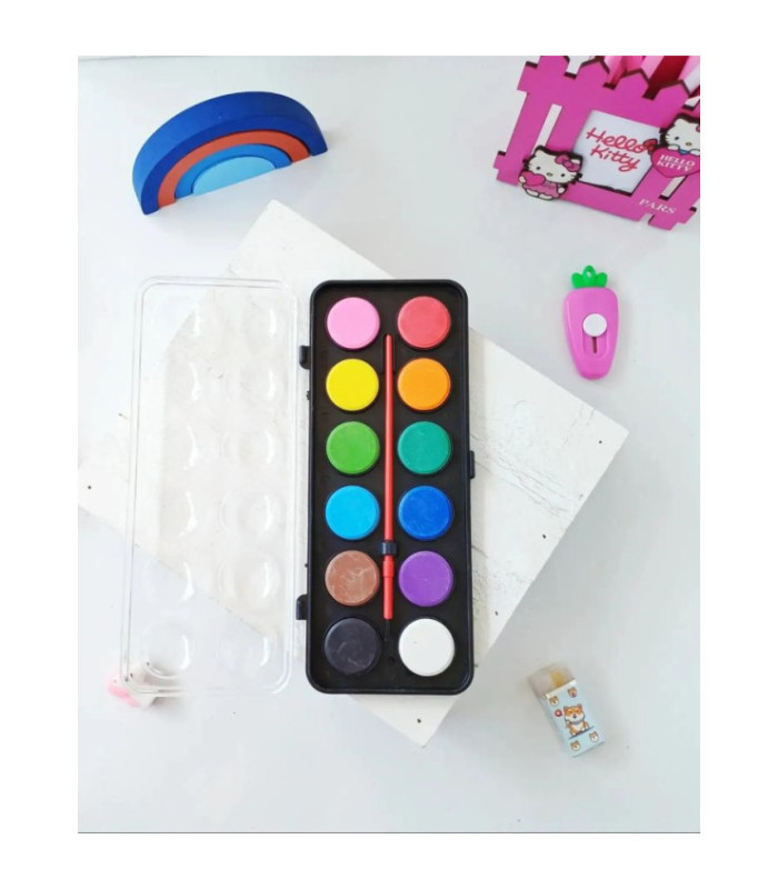 TEMPERA ACUARELA 12 COLORES VNEEDS