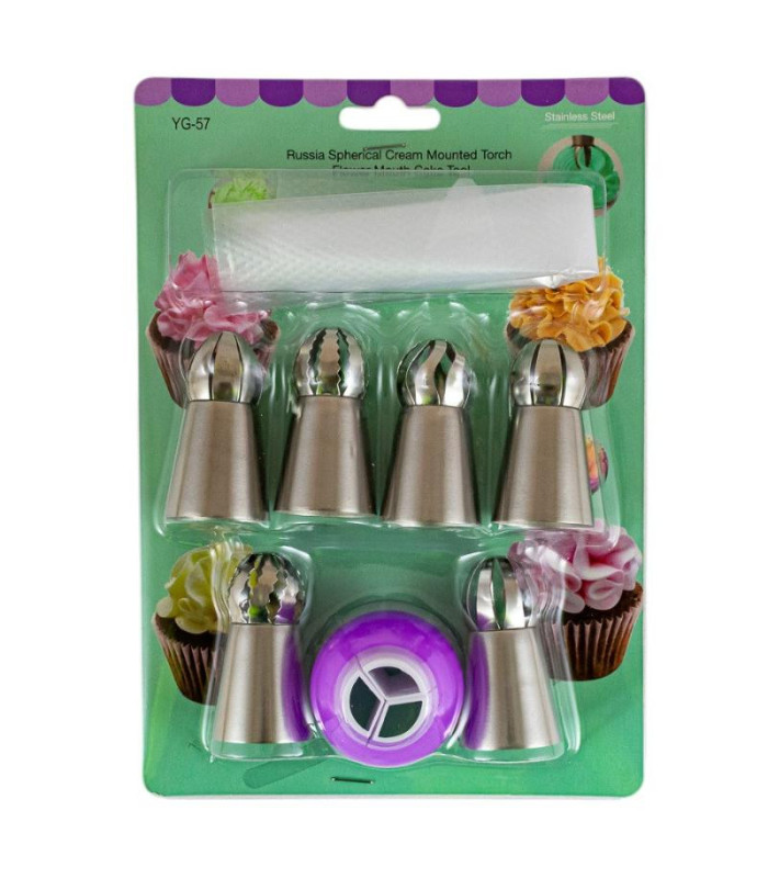 Pico ordeñador para torta 8pc