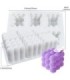 Molde de silicona cubo esfera 6 divisiones 22.3x15