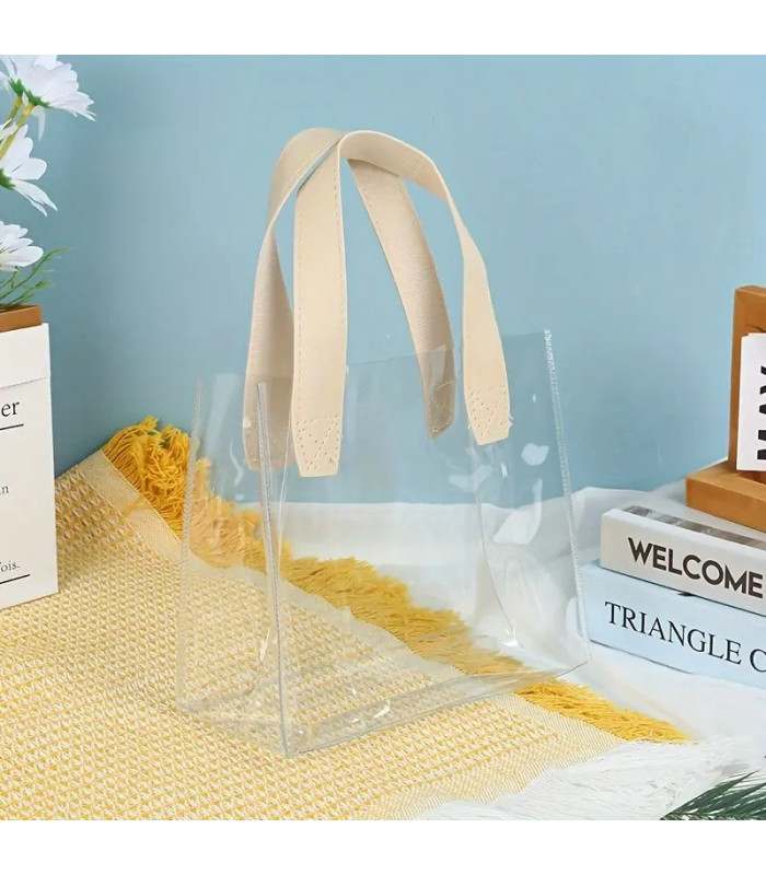 BOLSA P/ REGALO TRANSPARENTE 23x24x14CM