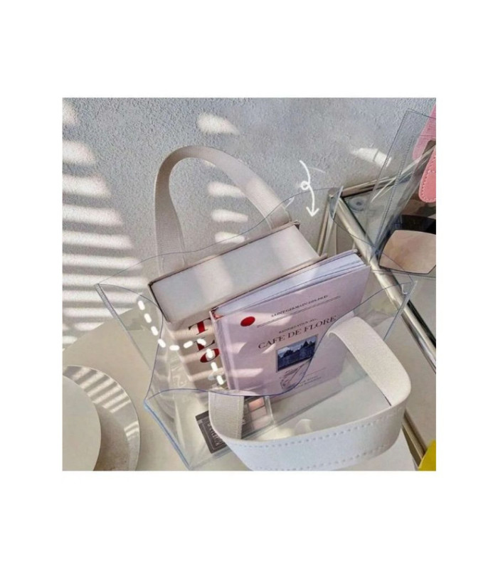 BOLSA P/ REGALO TRANSPARENTE 23x24x14CM
