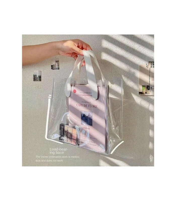 BOLSA P/ REGALO TRANSPARENTE 23x24x14CM