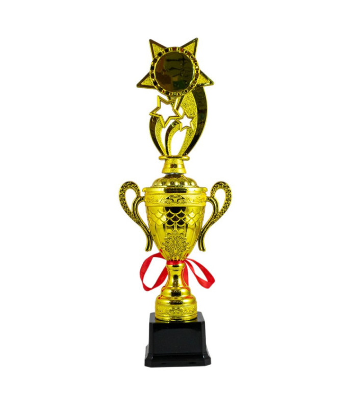 TROFEO COPA ESTRELLA BASE NEGRO 45CM