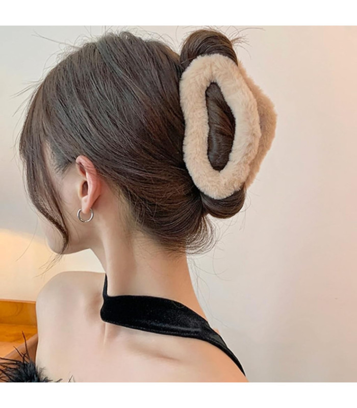 PINZA P/ CABELLO FELPA SEMI CIRULAR 12CM