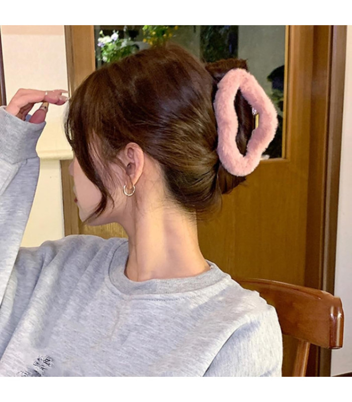 PINZA P/ CABELLO FELPA SEMI CIRULAR 12CM