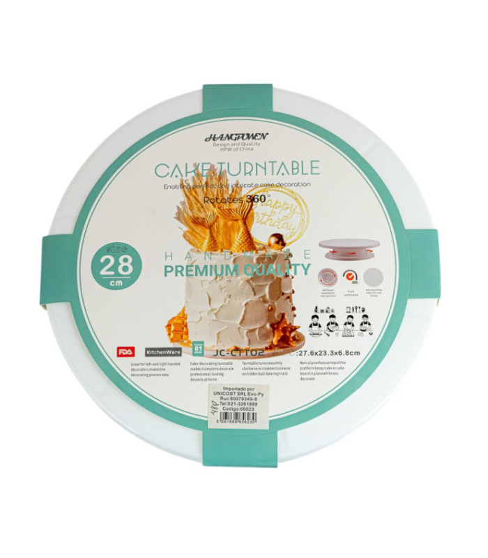 BASE GIRATORIO PLASTICO 28CM