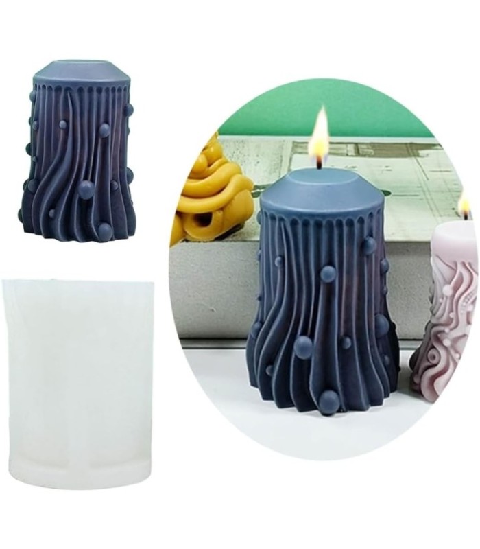 Molde de silicona borde linea ondeada 110x70mm