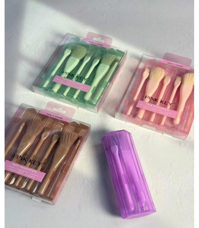 SET BROCHAS P/ MAQUILLAJE 6PC