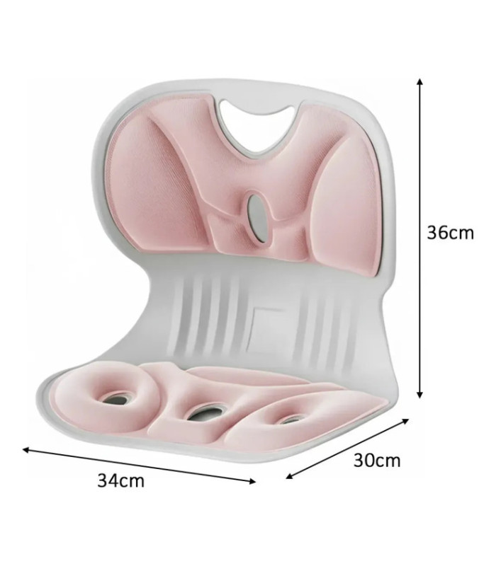SOPORTE LUMBAR ERGONOMICO P/ SILLA 27x29x29CM