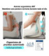 SOPORTE LUMBAR ERGONOMICO P/ SILLA 27x29x29CM