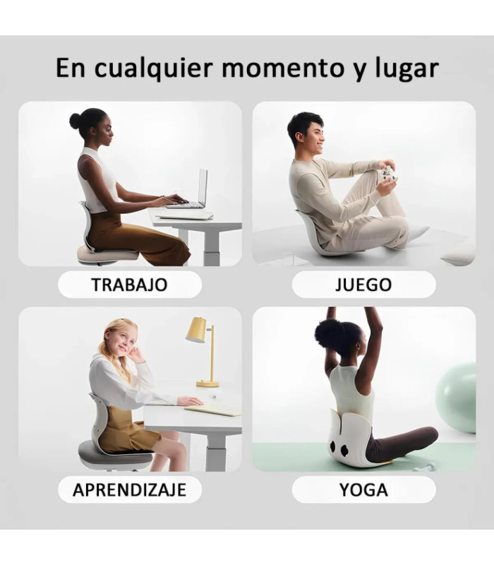 SOPORTE LUMBAR ERGONOMICO P/ SILLA 27x29x29CM