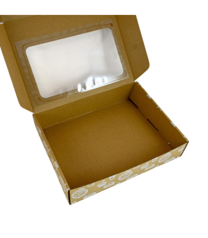 CAJA DE CARTON KRAFT 12PCS 33x25x7CM