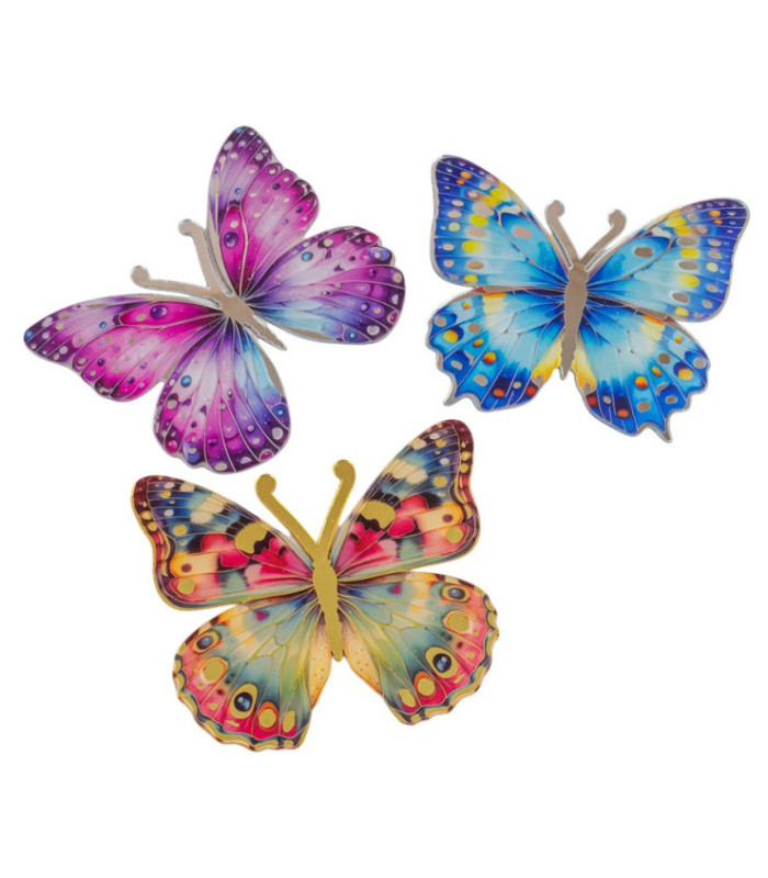 STICKER ESPEJADO MARIPOSA SERIE L8