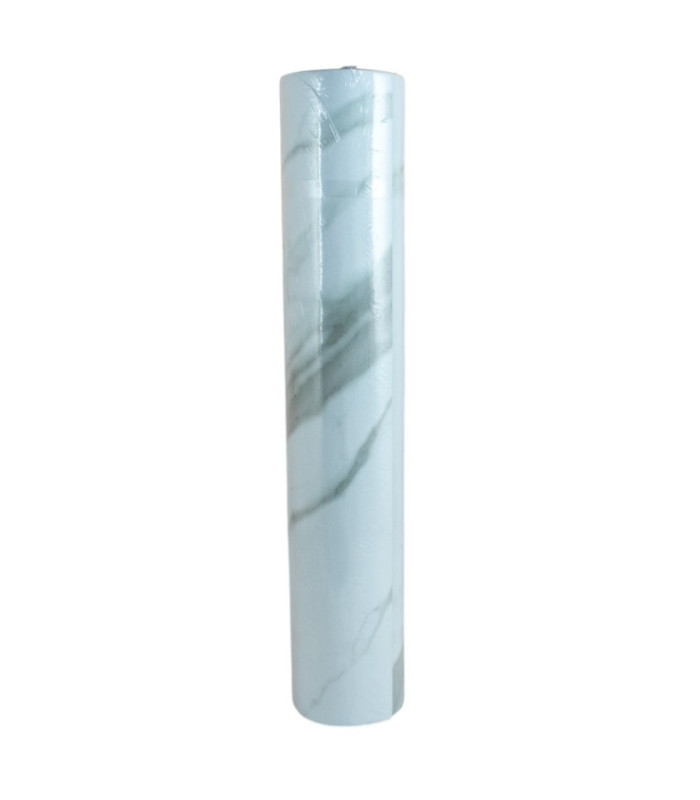 ROLLO ADHESIVO P/ PISO 45CMx3M BLANCO MARMOL