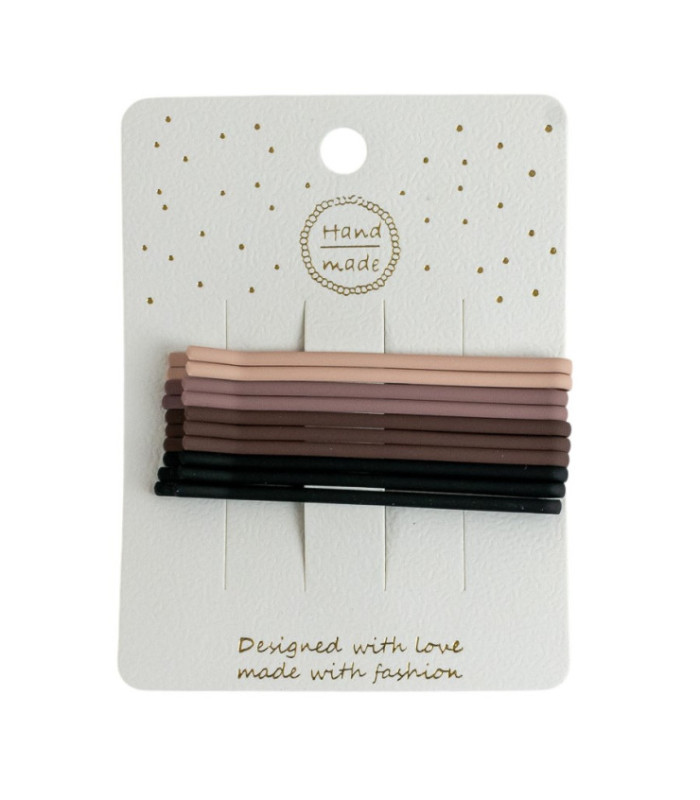 HEBILLA INVISIBLE COLOR NEUTRO 10PCS