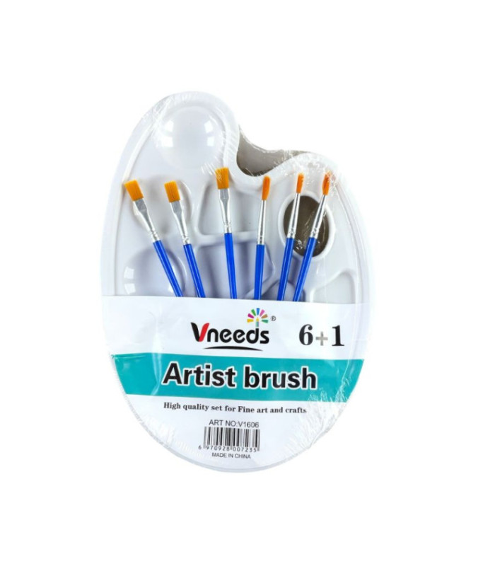 SET DE PALETA CON PINCEL V1606 VNEEDS