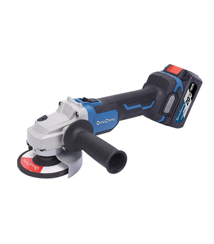 AMOLADORA A BATERIA 115MM 20V 630W BL 2BAT4.0 DONGCHENG